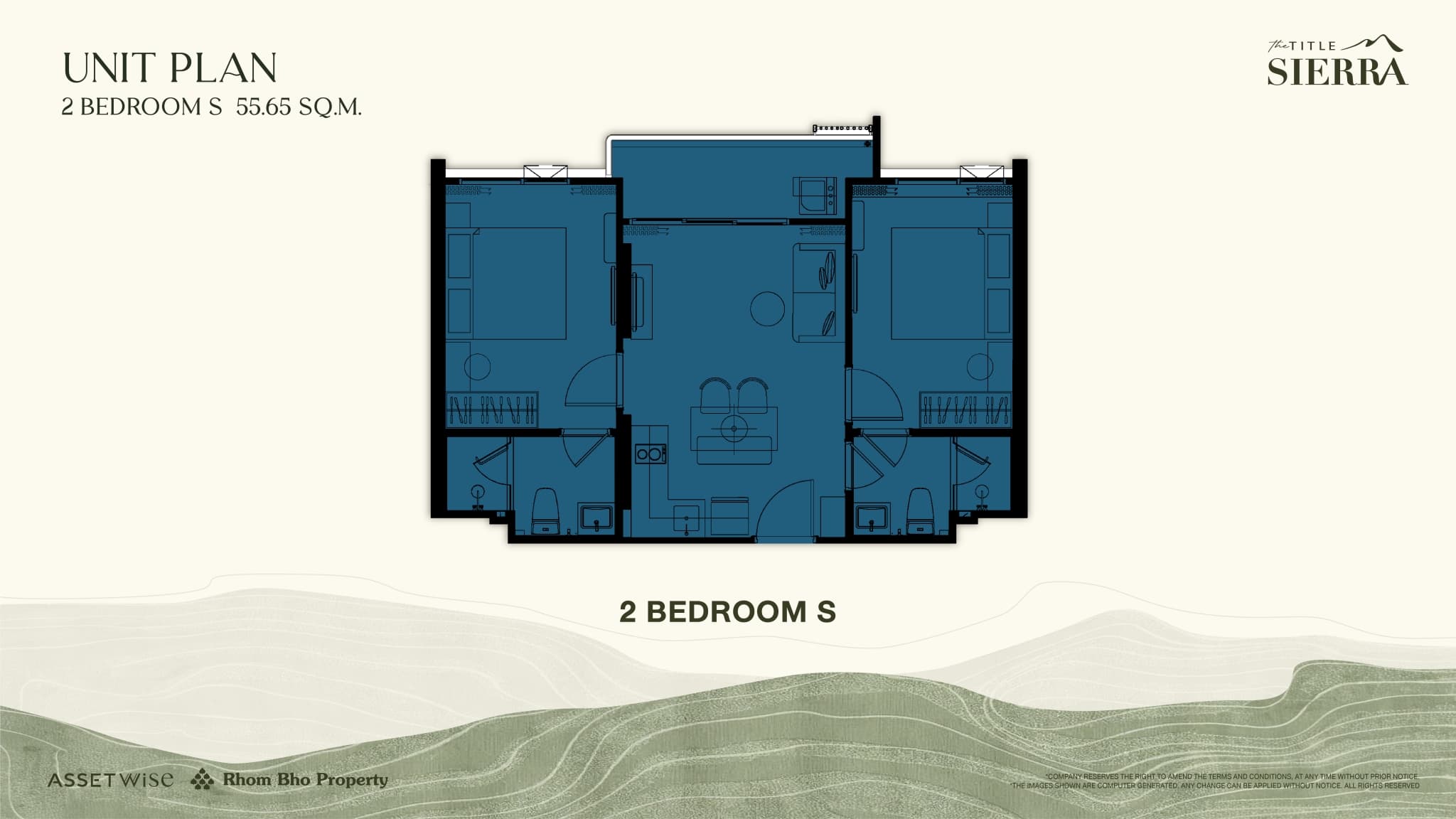 2 Bedroom S layout